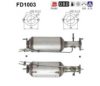 AS FD1003 Soot/Particulate Filter, exhaust system